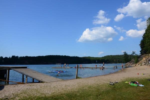 Solliden camping strand.