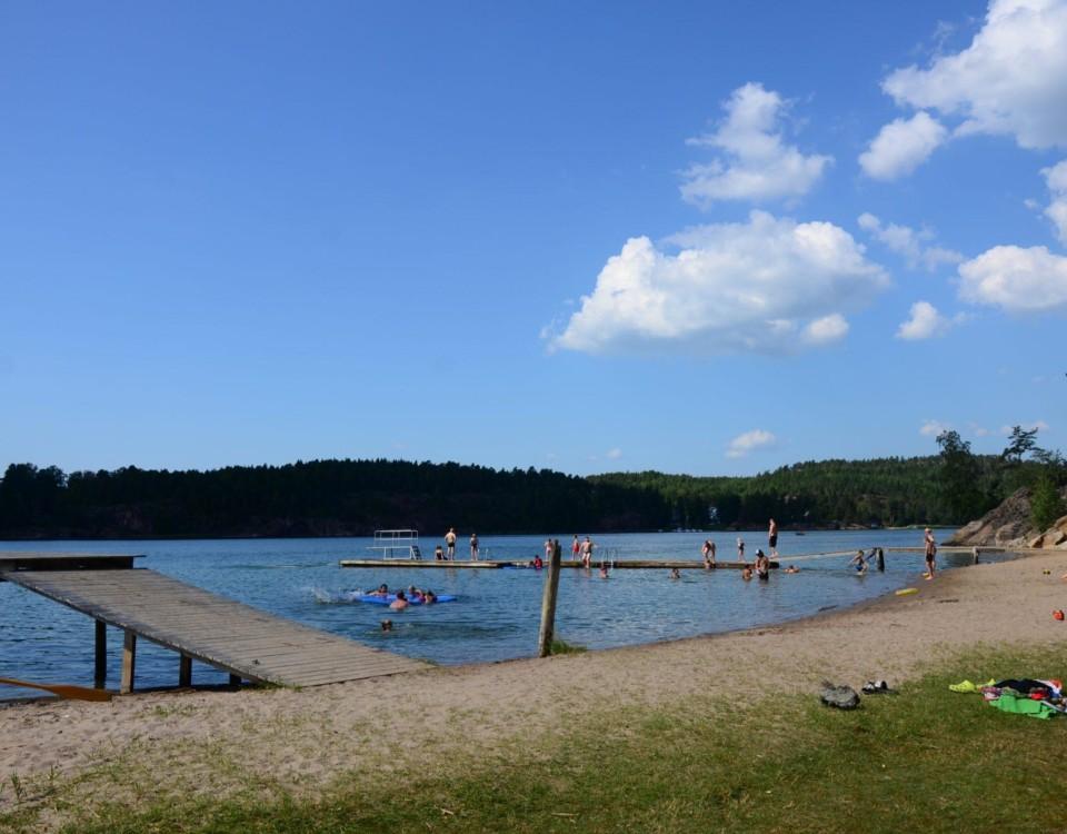 Solliden camping strand.