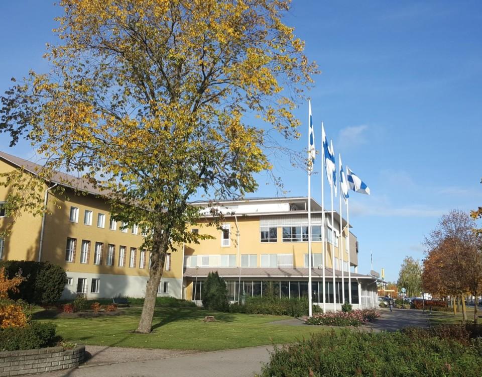 pargas stadshus och bibliotek