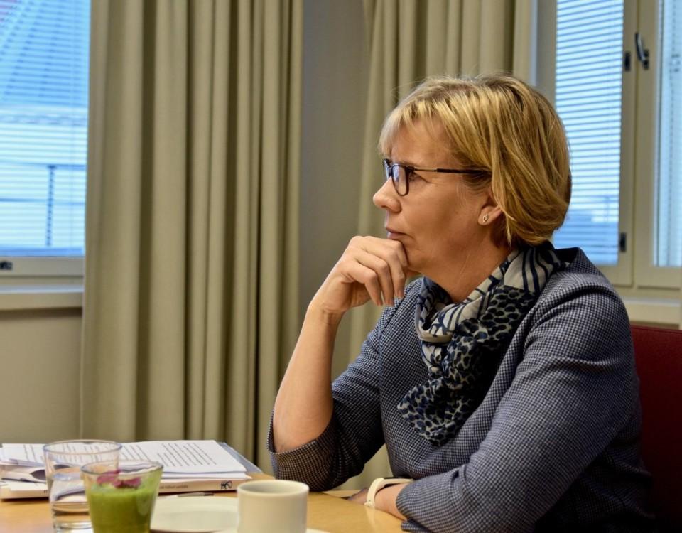 Justitieminister Anna-Maja Henriksson