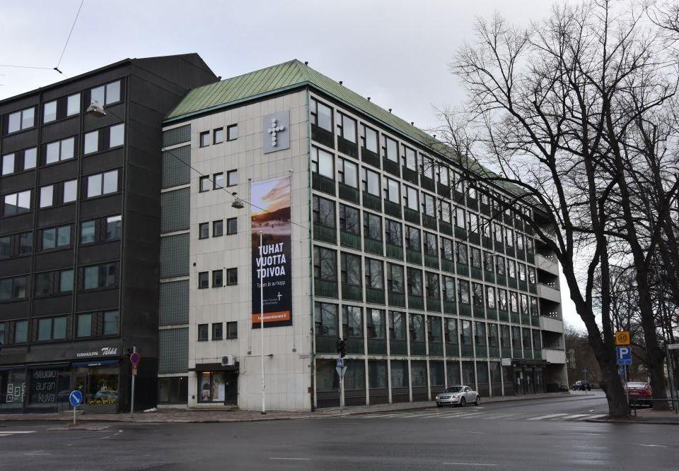 Stort hus i centrum av Åbo.