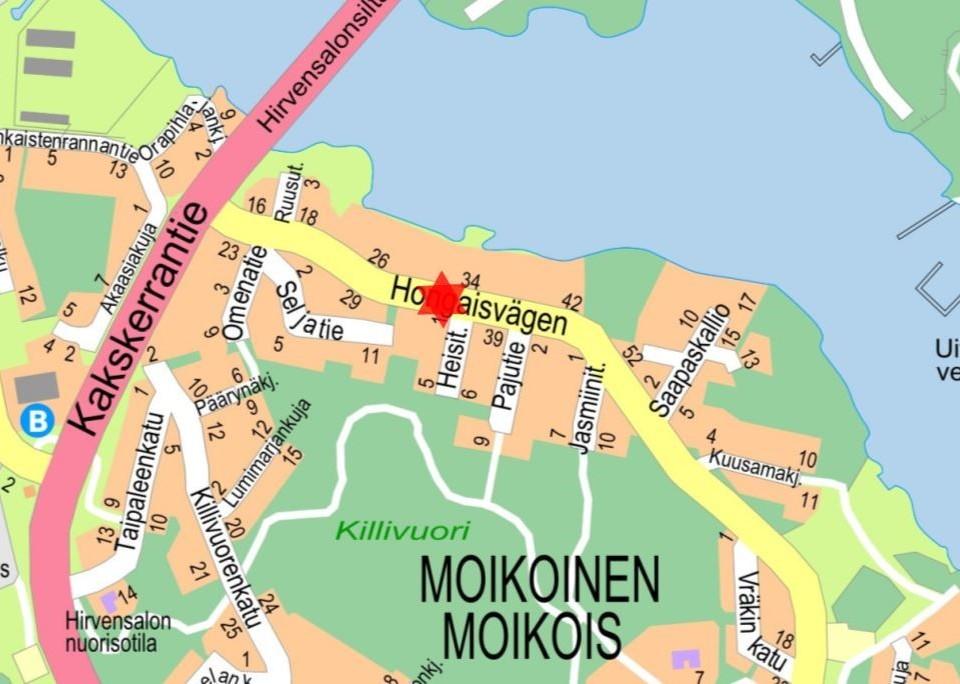 karta över moikois