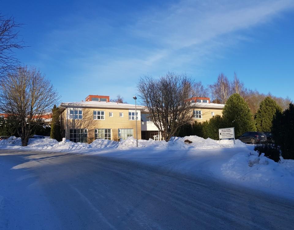 en byggnad