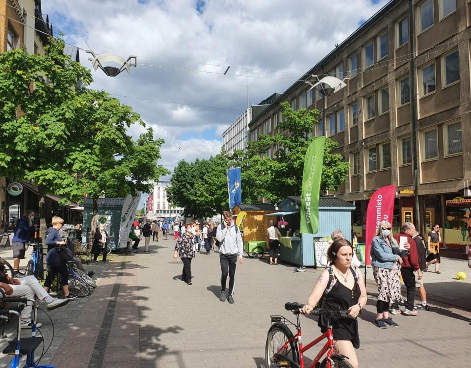 gågatan i åbo sommartid