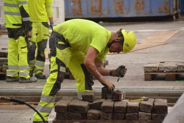 Stenläggning Salutorget