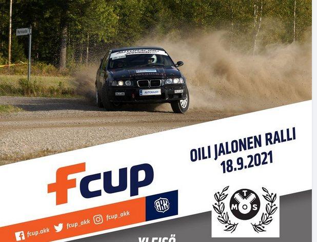 rallybil och reklam