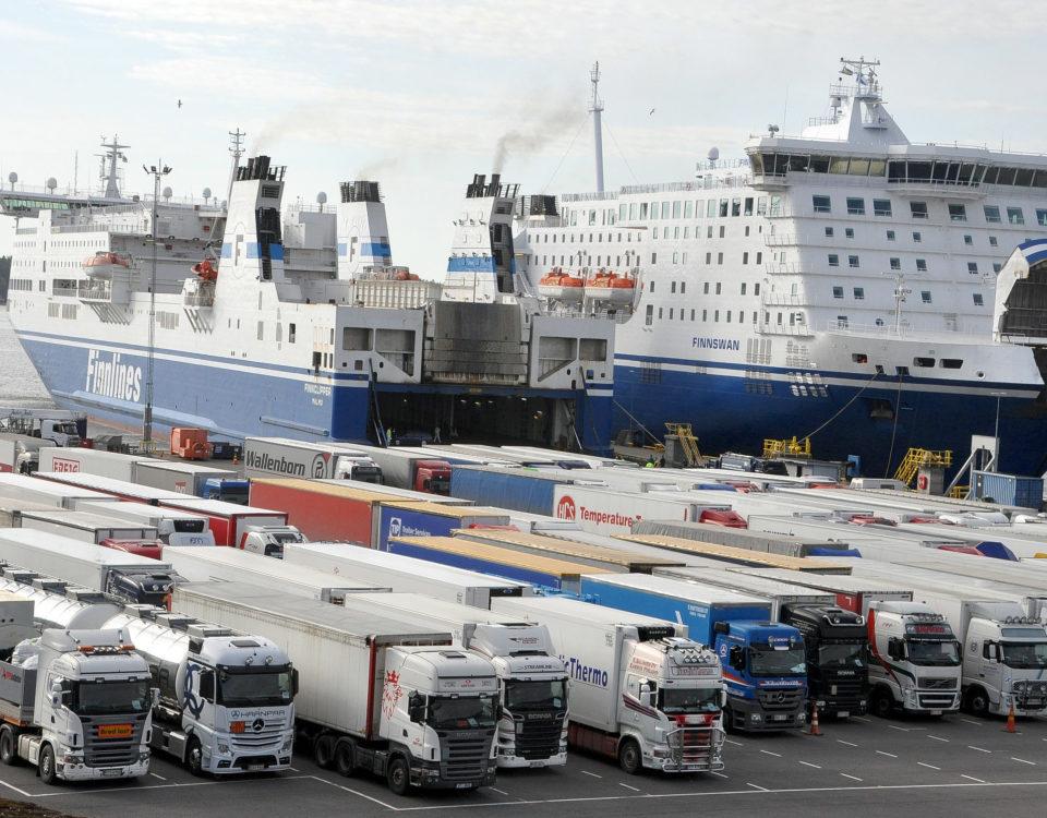 Finnlines lastkaj i Nådendal.