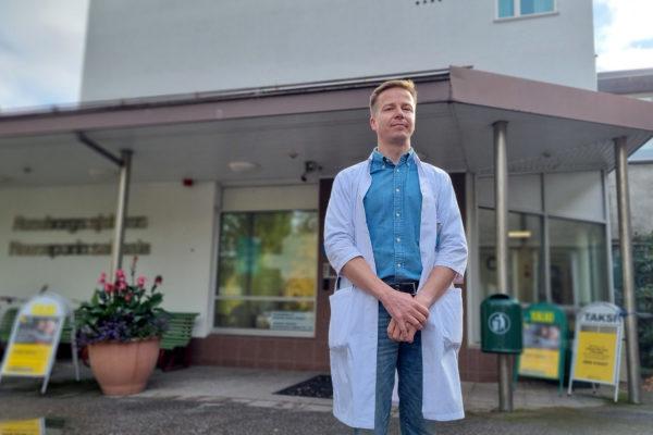 Fredrik Forsström vid Raseborgs sjukhus,