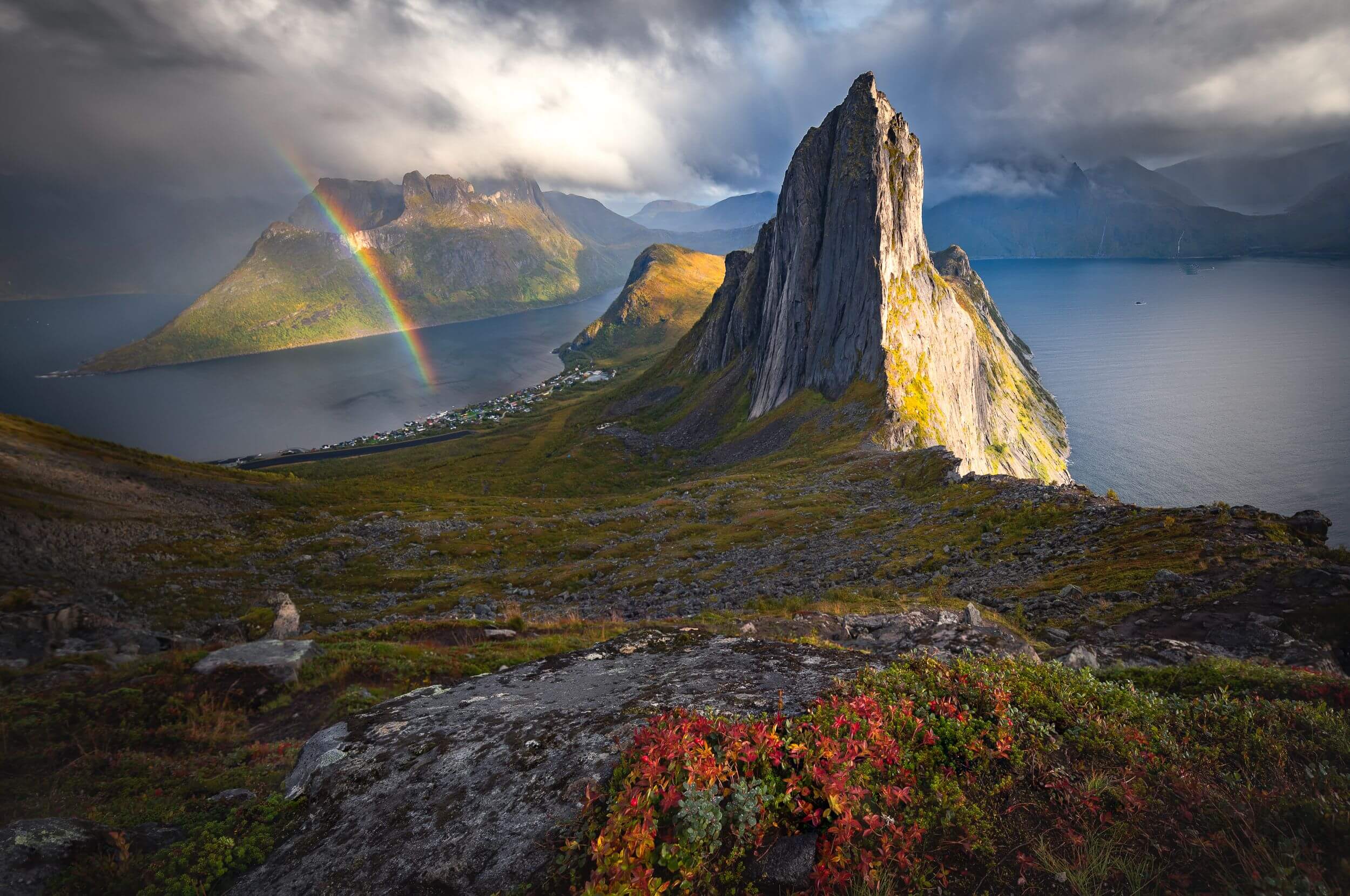 Bild av ett berg i Norge.